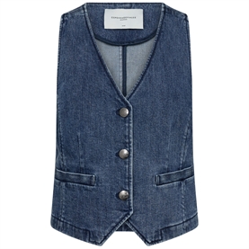 Copenhagen Muse CMJEAN Vest, Denim Blue